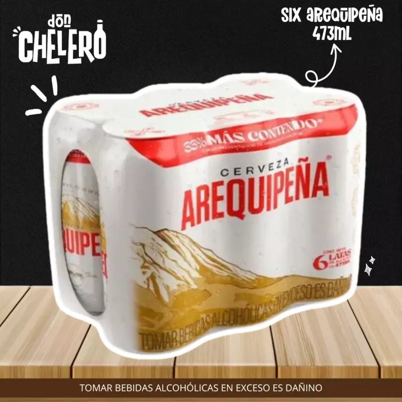 SIX AREQUIPEÑA 473 ML. LATA