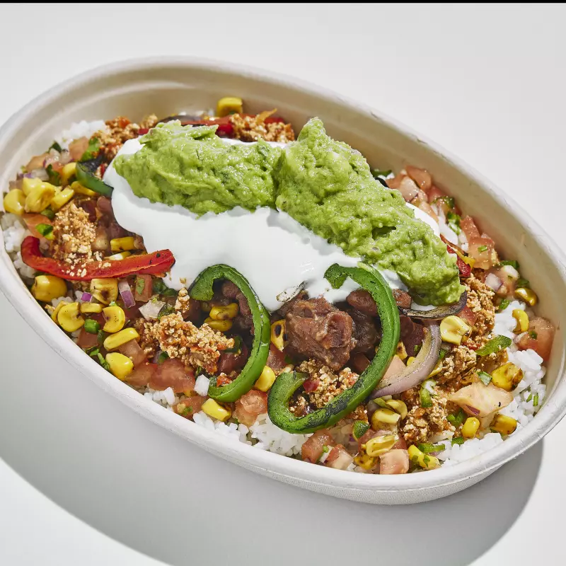 Burrito bowl de tofu