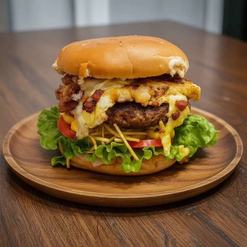 X egg bacon especial+ Batata chips