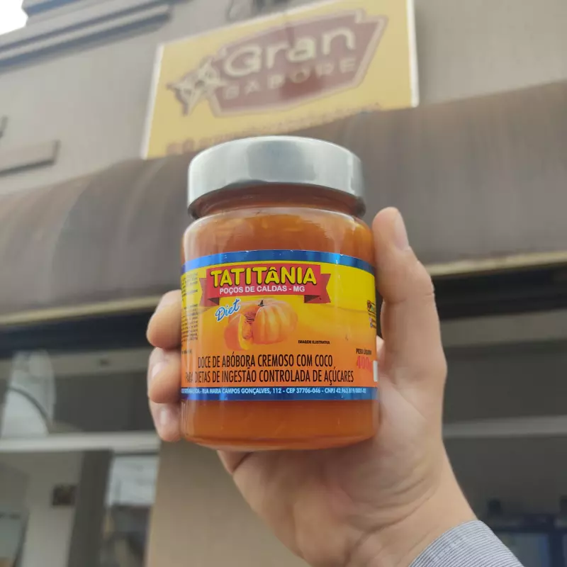 Doce de Abóbora com Coco Diet