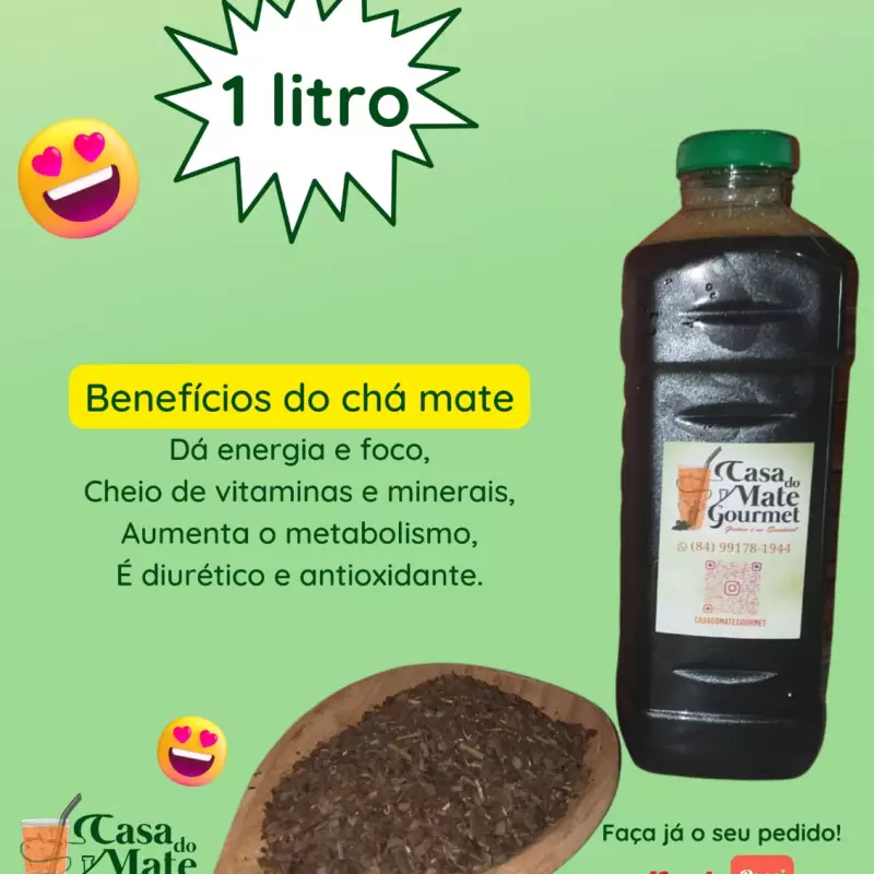 1 litro de Mate com Limão