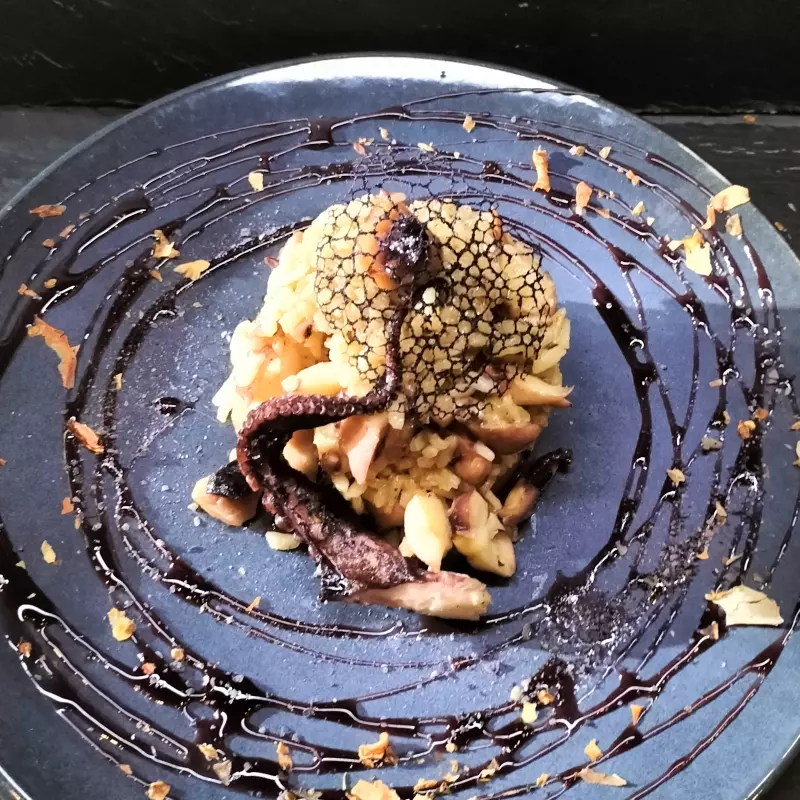 Rissoto de pulpo