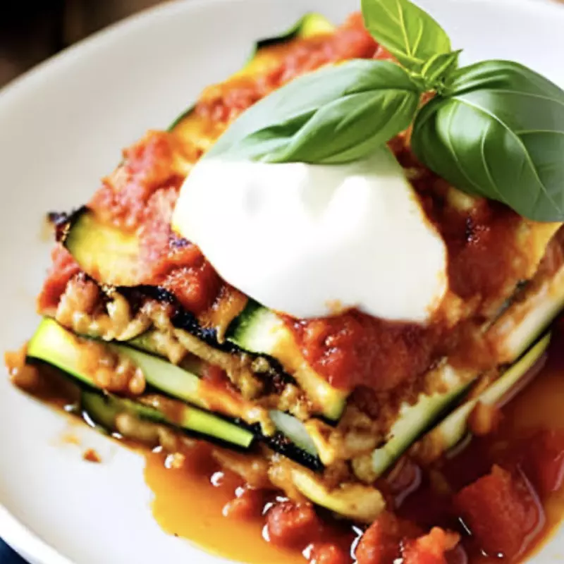 Lasanha de abobrinha kg