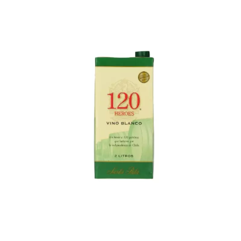 Vino 120 Tetra Blanco 12° 2 Lts