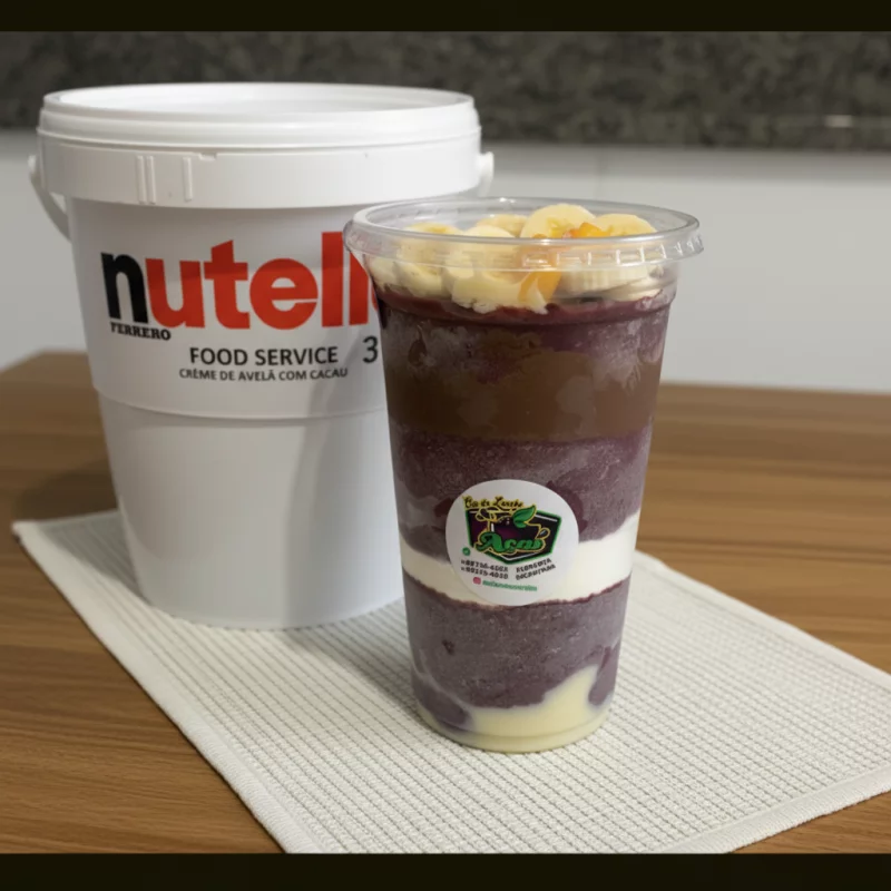 Açaí de 500 ml com NUTELLA
