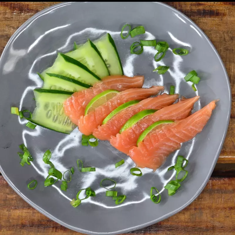 Sashimi de salmão