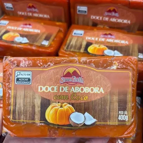 Doce de Abobora com Coco