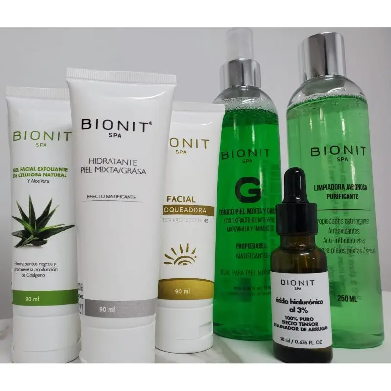 kit  facial / cutis mixto graso
