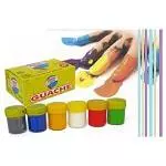 074 Tinta guache cx c/ 6