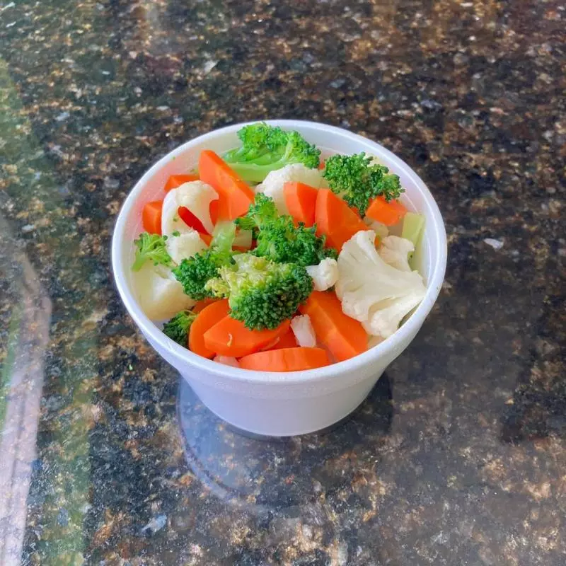 Verduras al Vapor (1/2 litro)