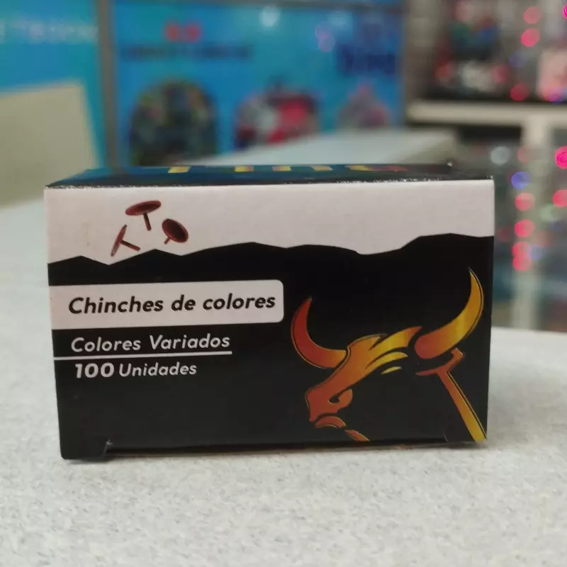 Chinches de colores Bull