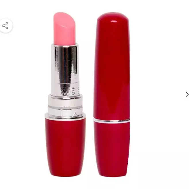 Mini vibrador em formato de batom