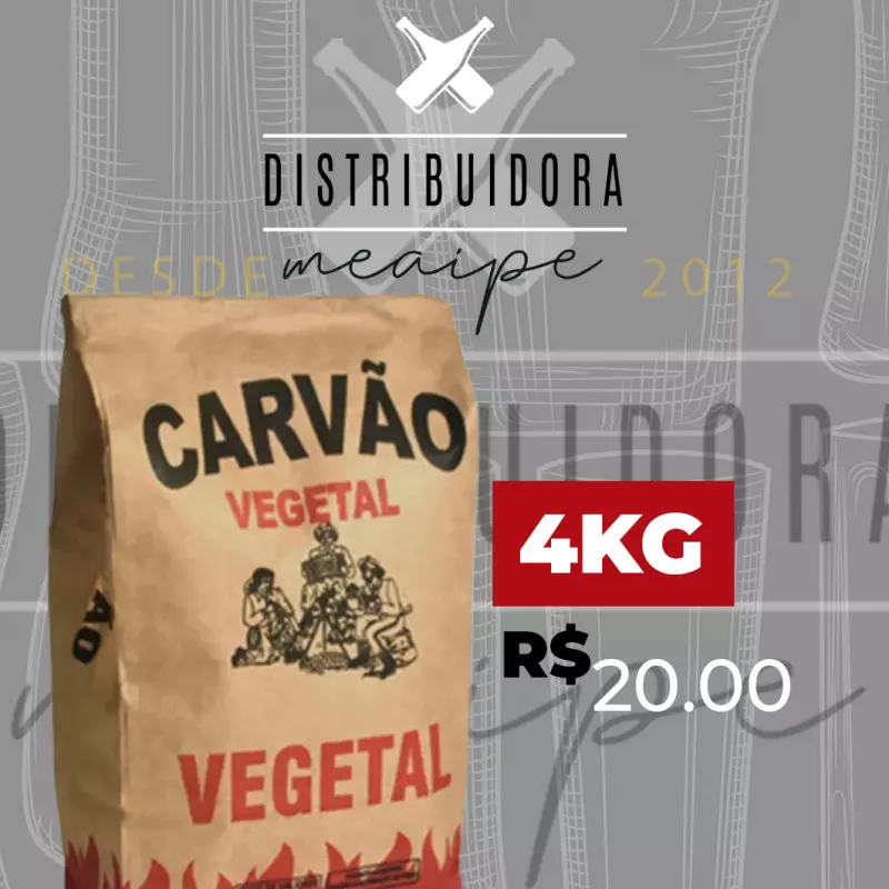CARVÃO VEGETAL 4KG