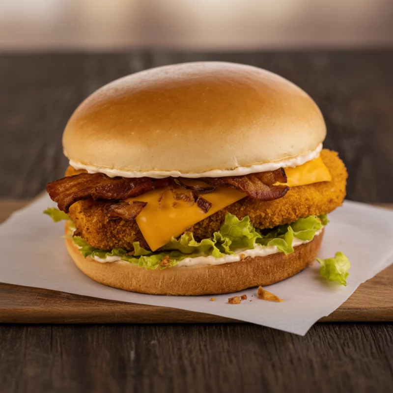 Chicken Bacon Burger #o Mais Pedido!