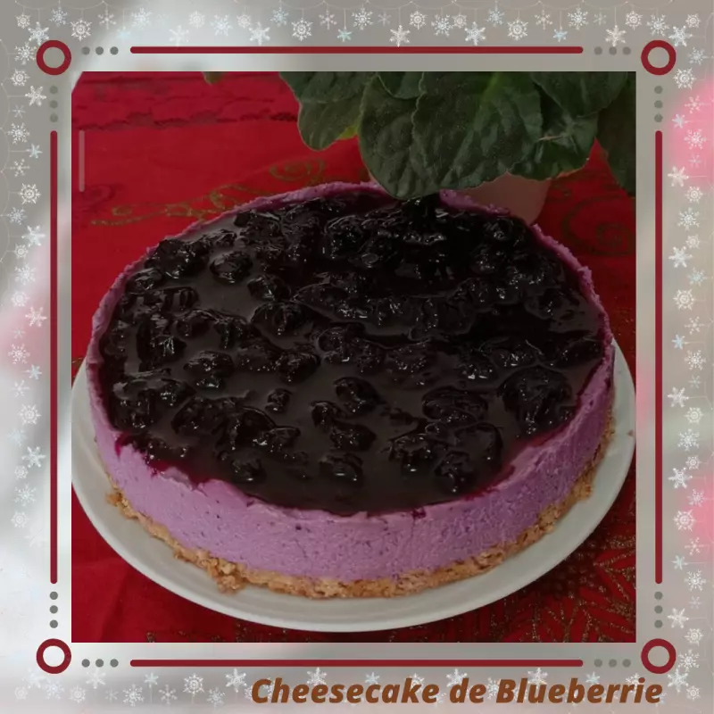 Cheesecake de Blueberrie S/Trigo