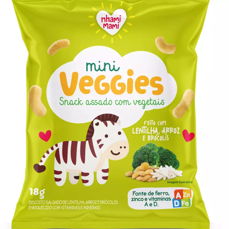 Lentilha, arroz e brócolis NhamiMami