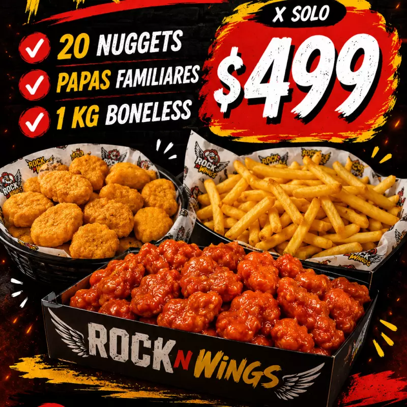 20 Nuggets, bon, papas
