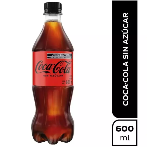 Coca Cola Sin Azucar 600 ml