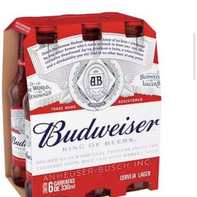 Budweiser long330ml 6un