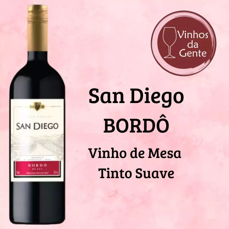 SAN DIEGO VINHO DE MESA TINTO SUAVE(cópia)