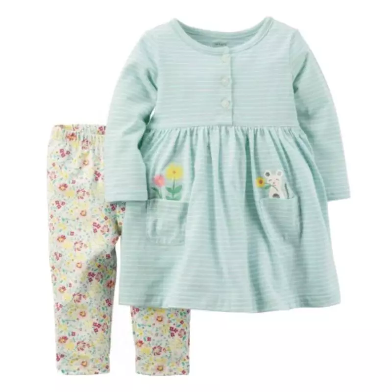 Conjunto Cat & Flowers