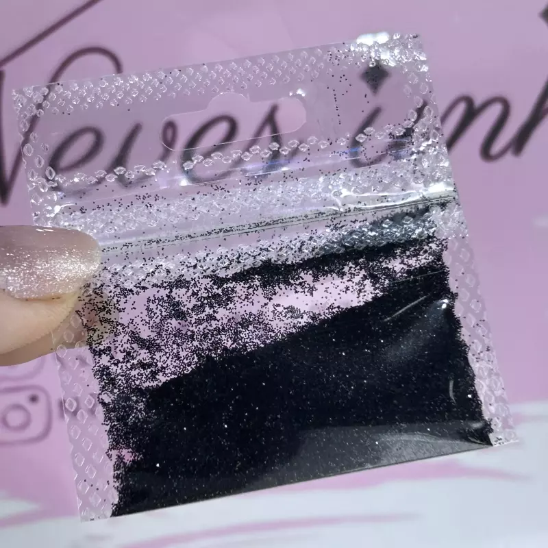 Glitter Preto Pacotinho P-14