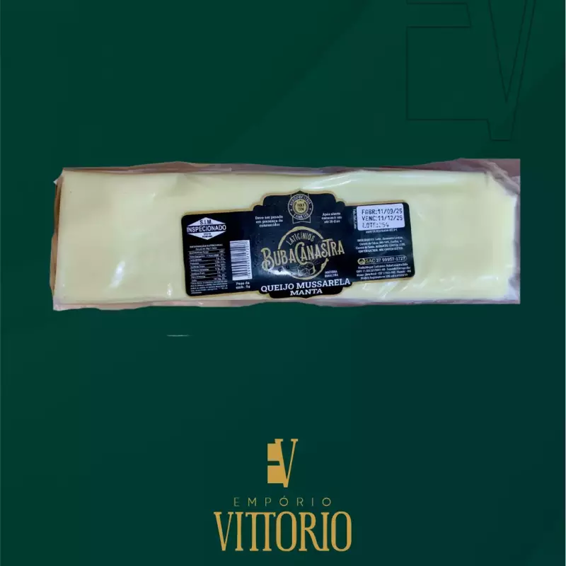 MUSSARELA EM MANTA - BUBACANASTRA