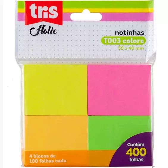 Nota Autoadesiva Color 50x40 - TRIS