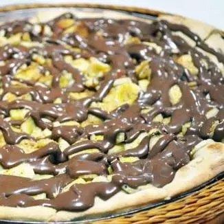 BROTO CHOCOLATE COM BANANA