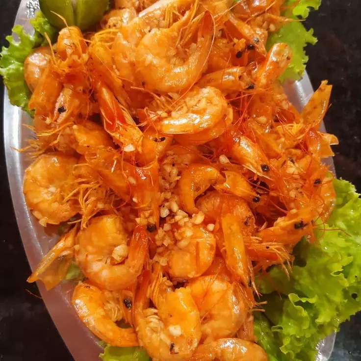 Porcao de camarao Salgado 150g