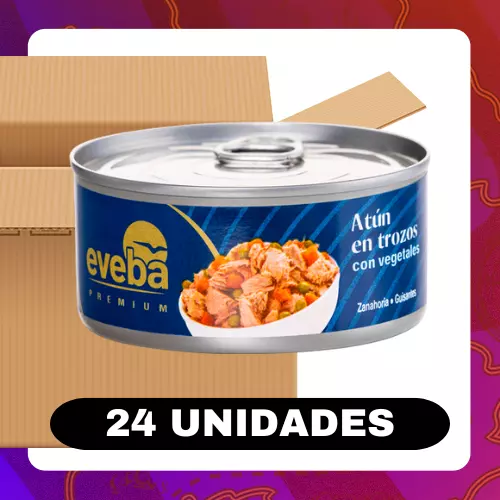 Bulto Eveba Atún C/Vegetales 170g