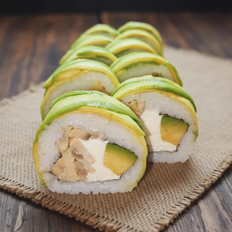 AVOCADOS ROLLS VEGETARIANO