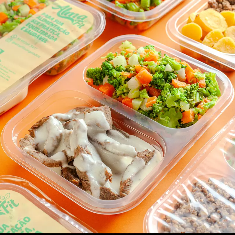 (P) Patinho ao gorgonzola e legumes