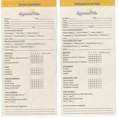 Opinário / Comentários / Sugestões