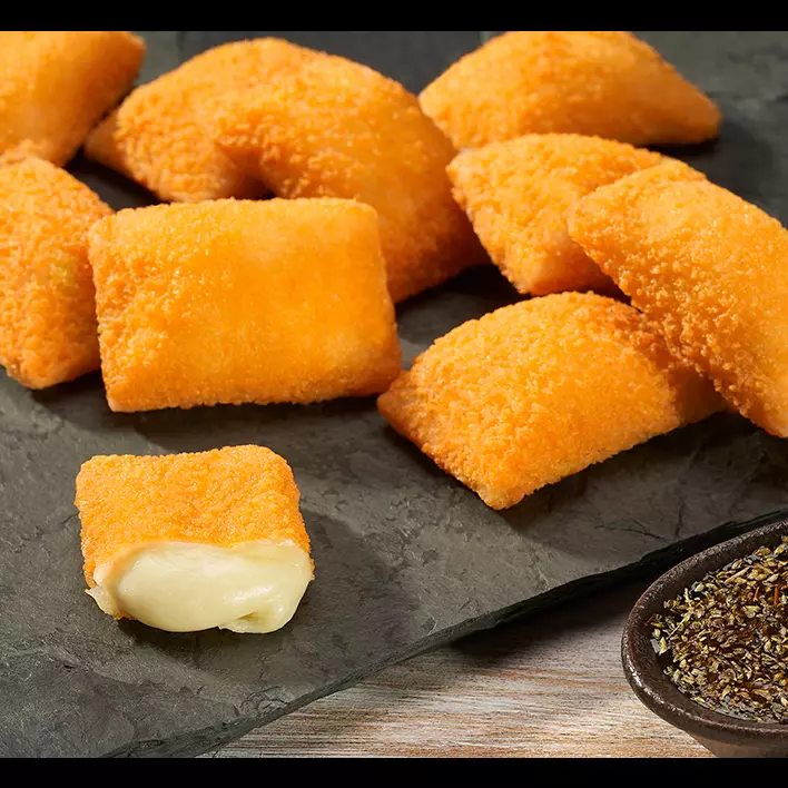 Queijo gouda empanado