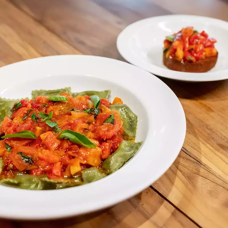 COMBO II: RAVIOLI + POLPETONE