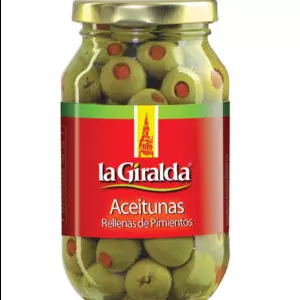 Aceitunas rellenas con pimiento