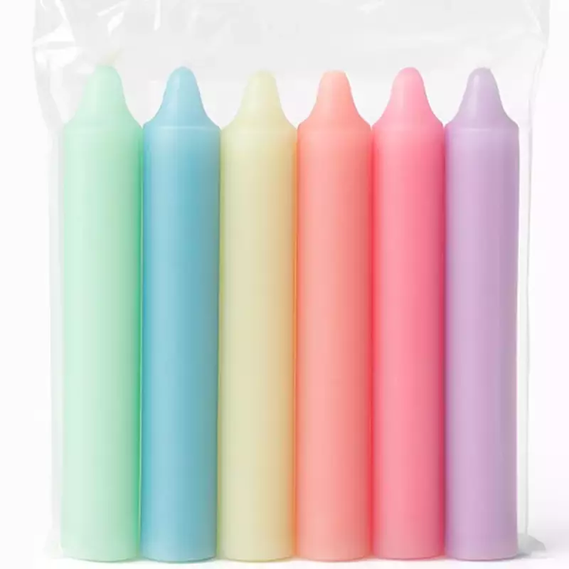 Caja velas x25 pastel baby sin marca