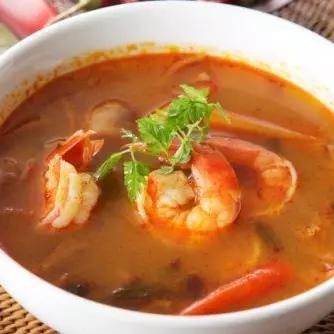 Caldinho de camarão