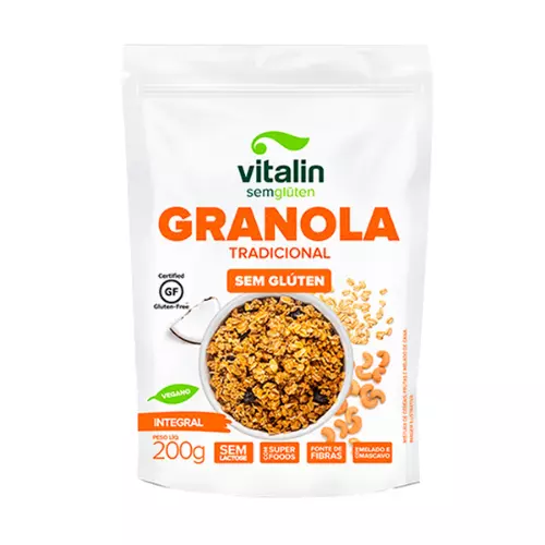 Granola Tradicional sem Glúten 200g