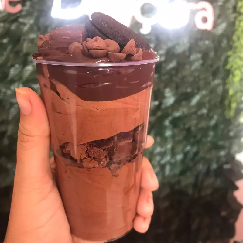 Copo Mousse de Brigadeiro