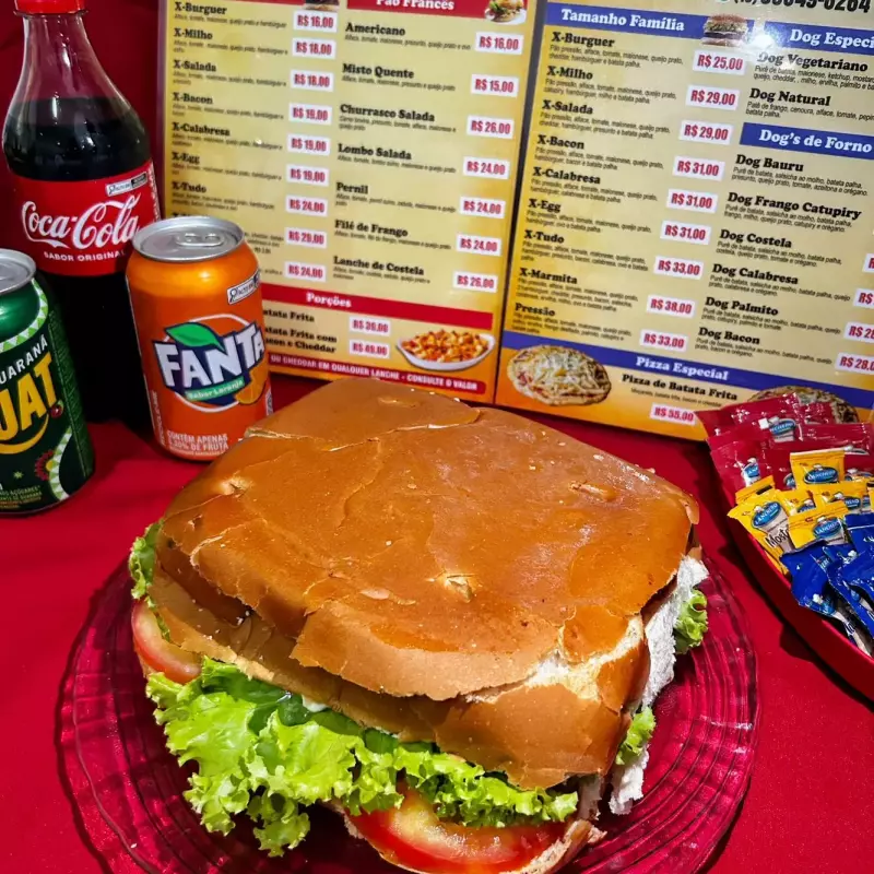X - Burguer Tamanho Familia