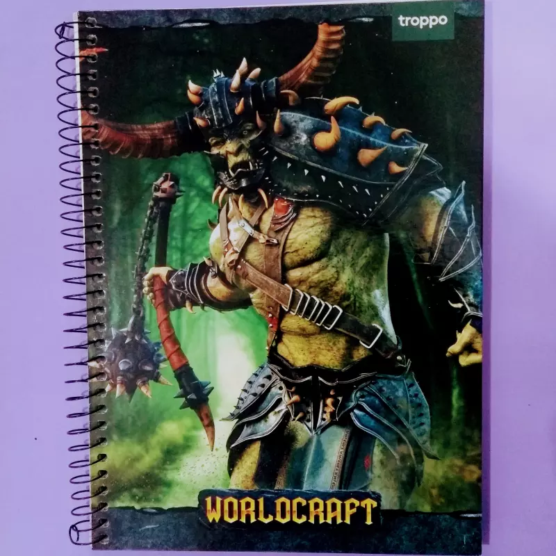Caderno - 1 Matéria - Worldcraft