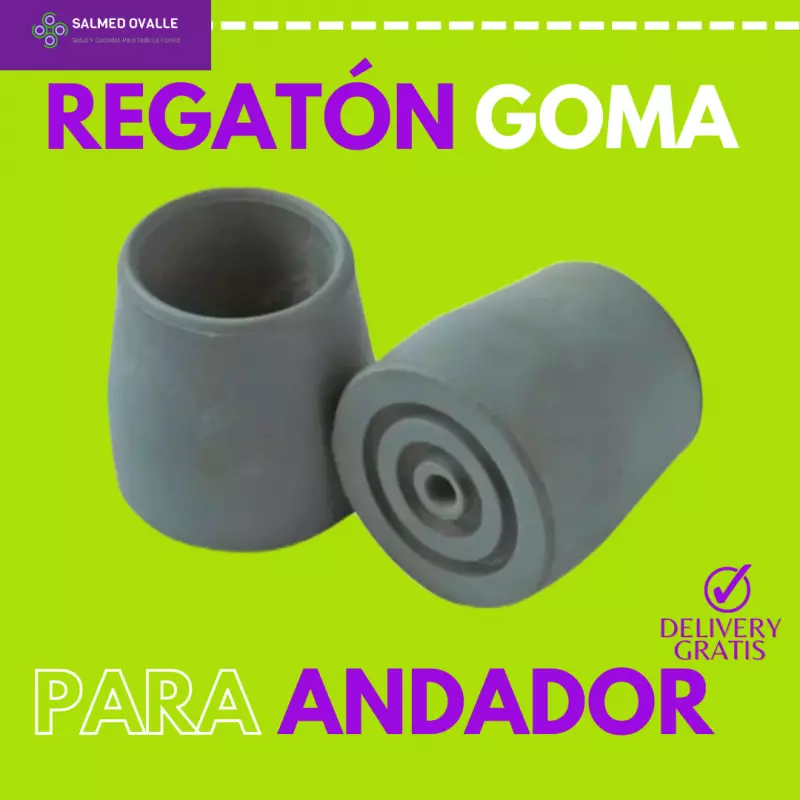 REGATÓN GOMA PARA ANDADOR X UNIDAD