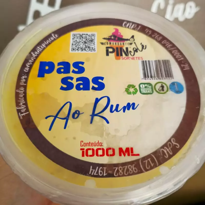 PASSAS AO RUM DE 1 LITRO