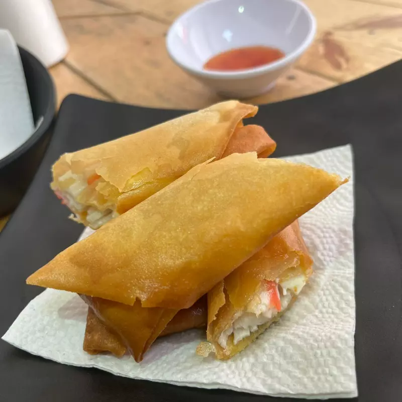 Rollos primavera de surimi