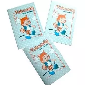 586 Cartilha tabuada c/ 50 unid