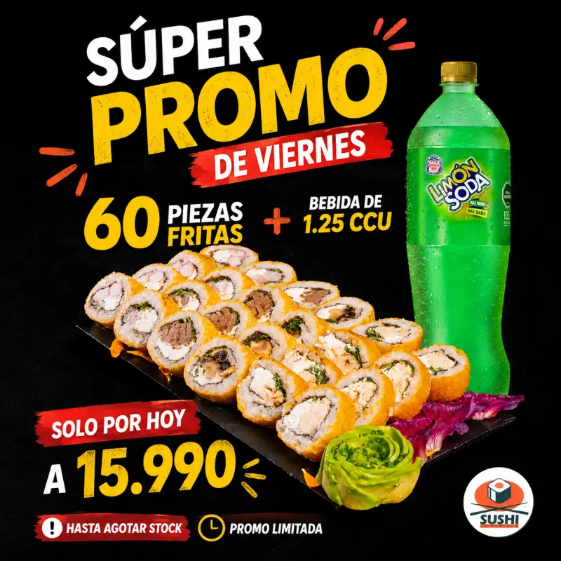 60 frita+bebida1.25ccu