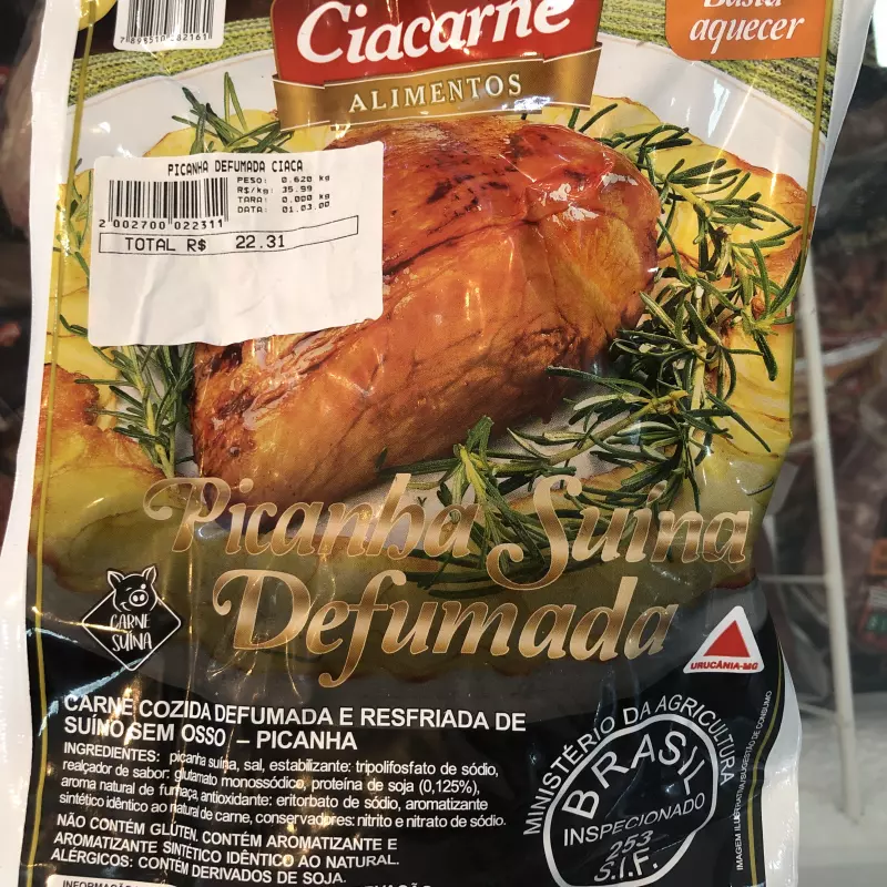 Picanha suína Defumada Ciacarne