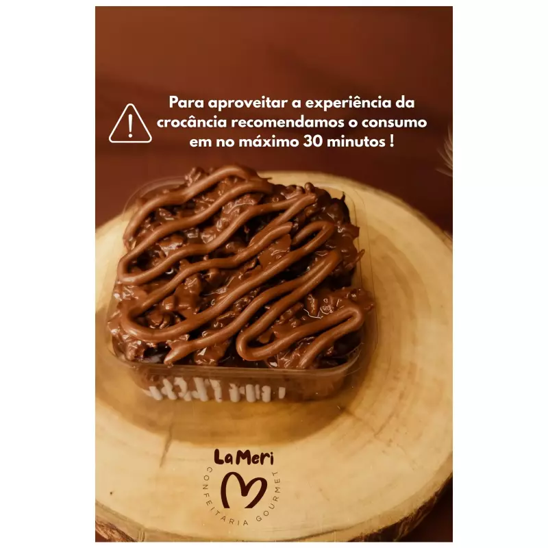Crunch cake chocolate + nutella